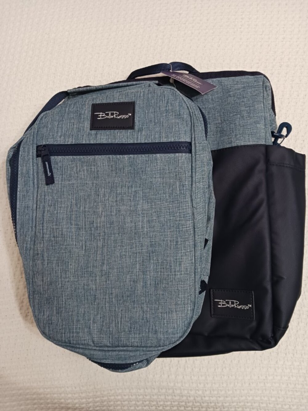 Bella Russo Insulated Blue Tote Backpack Cooler & Sling Bag Cooler NWT